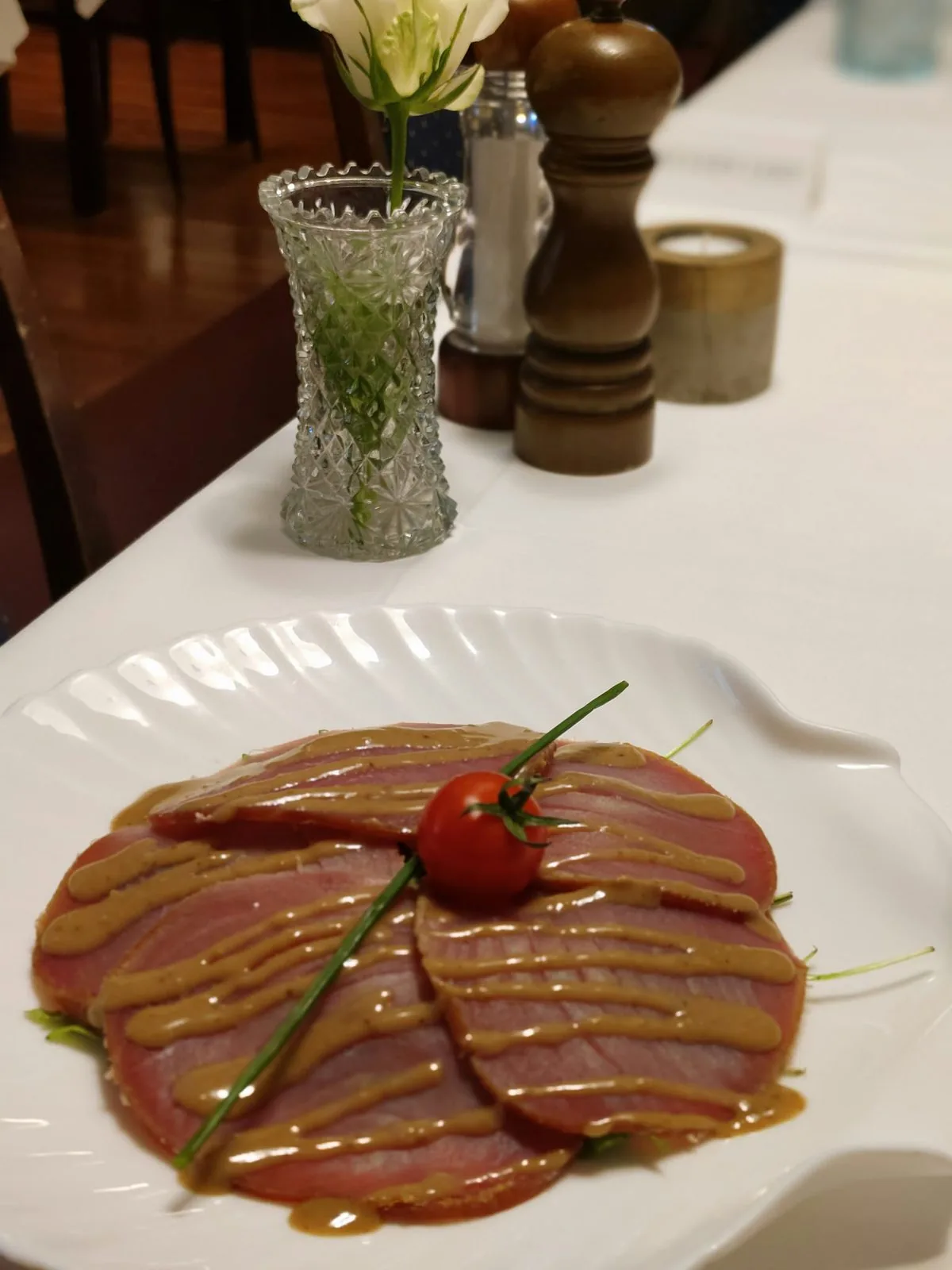 Carpaccio vom Thunfisch