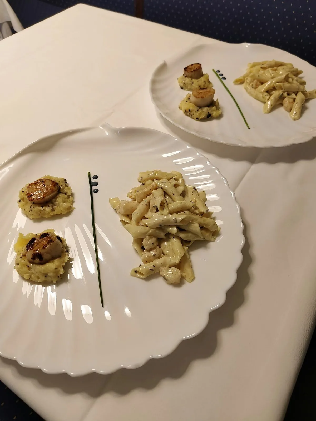 Jakobsmuscheln mit Pasta