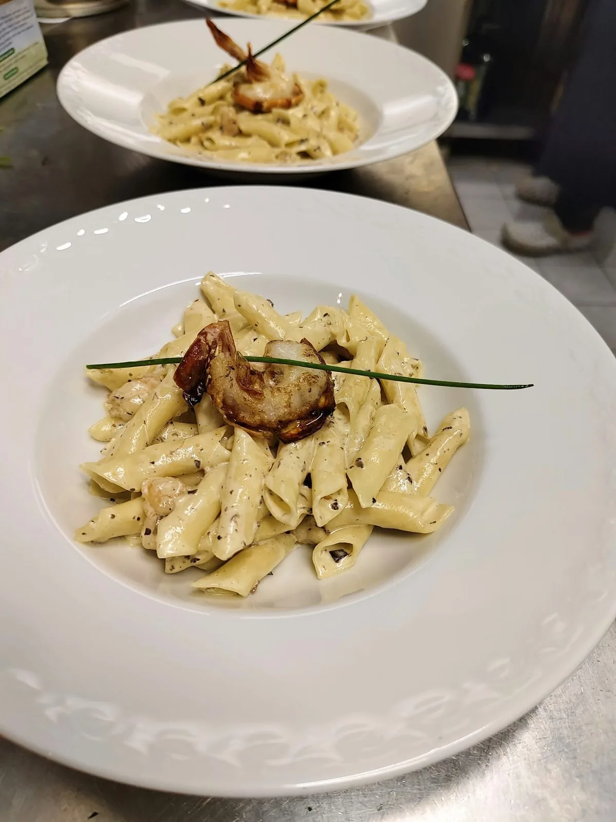 Pasta mit Scampi
